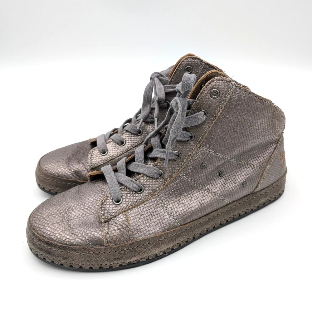 OTBT Round Trip High Top Sneakers Shoes Women's Grey Pewter Size US9.5M EU39.5